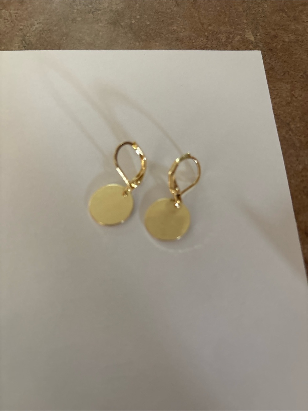Frigotine “Chunky” drop earrings. Very light weight.